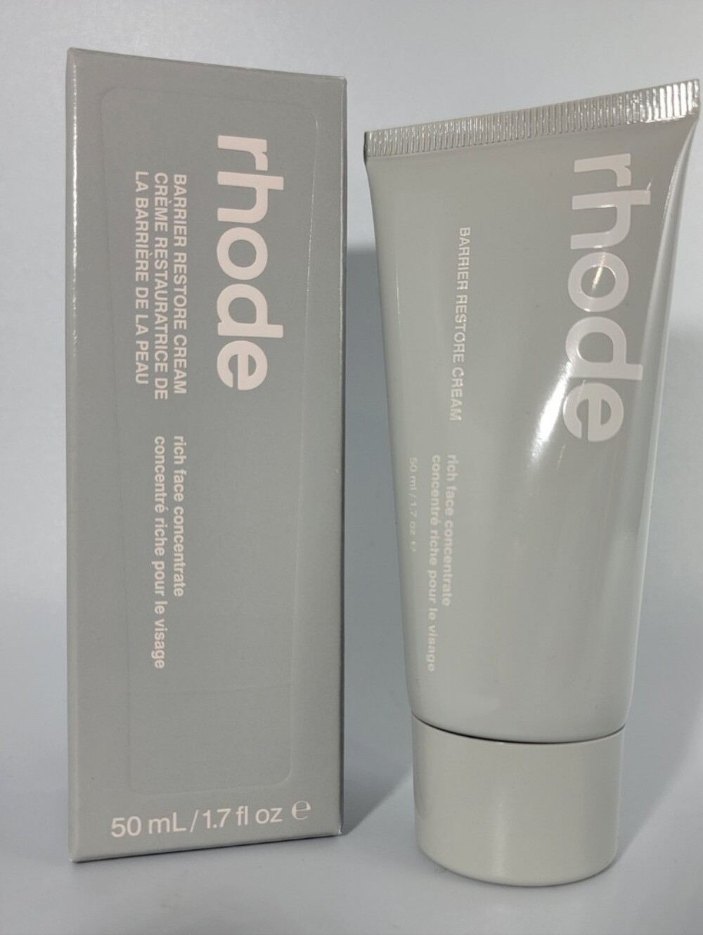 Rhode Barrier Restore Cream 50ML , 1.7 Oz New In Box Sealed Italy Hailey Bieber